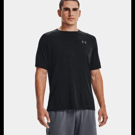 Under Armour Men's UA Tech™ 2.0 Short Sleeve T-Shirt - تيشيرت أندر آرمر تيك 2.0 للرجال لون اسود