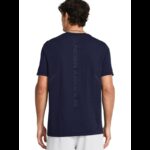 ⁦Under Armour Men's Seamless Grid Short Sleeve T-Shirt - تيشيرت أندر آرمر سيملس جريد بأكمام قصيرة للرجال لون كحلي⁩ - الصورة ⁦2⁩