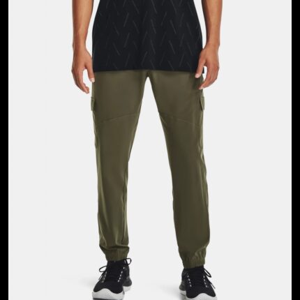 Under Armour Mens' Stretch Woven Cargo Pants بنطال اندر ارمور ستريتش ووفن كارجو للرجاال لون زيتي