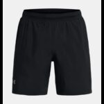 ⁦شورت اندر ارمور لانش 7 للرجال لون اسود-Under Armour Men's UA Launch 7" Shorts⁩ - الصورة ⁦6⁩