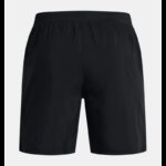 ⁦شورت اندر ارمور لانش 7 للرجال لون اسود-Under Armour Men's UA Launch 7" Shorts⁩ - الصورة ⁦7⁩