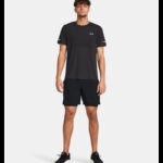 ⁦شورت اندر ارمور لانش7 2 في 1 للرجال لون اسود-Under Armour Men's UA Launch 7" 2-in-1 Shorts⁩ - الصورة ⁦3⁩