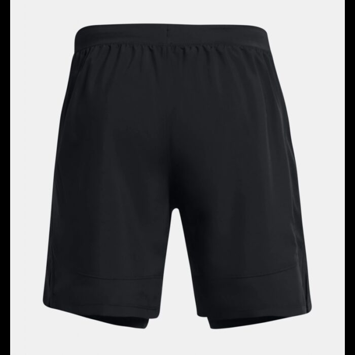 ⁦شورت اندر ارمور لانش7 2 في 1 للرجال لون اسود-Under Armour Men's UA Launch 7" 2-in-1 Shorts⁩ - الصورة ⁦7⁩