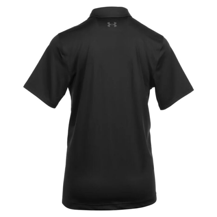 ⁦Under Armour Men's Golf T2G T-shirt-تيشيرت اندر ارمور بولو جولف تي 2 للرجال لون اسود⁩ - الصورة ⁦2⁩