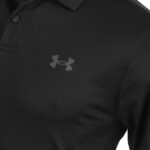 ⁦Under Armour Men's Golf T2G T-shirt-تيشيرت اندر ارمور بولو جولف تي 2 للرجال لون اسود⁩ - الصورة ⁦3⁩
