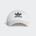 طاقية اديداس تريفول بيسبول للجنسين لون ابيض-adidas Unisex' Trefoil Baseball Cap White