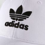 ⁦طاقية اديداس تريفول بيسبول للجنسين لون ابيض-adidas Unisex' Trefoil Baseball Cap White⁩ - الصورة ⁦8⁩