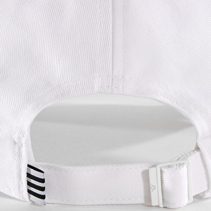 ⁦طاقية اديداس تريفول بيسبول للجنسين لون ابيض-adidas Unisex' Trefoil Baseball Cap White⁩ - الصورة ⁦9⁩