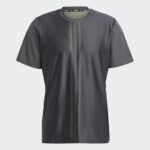 ⁦تيشيرت اديداس هيت وورك اوت ثلاث خطوط للرجال لون رمادي-adidas Mens' HIIT Workout 3-Stripes Tee - Grey⁩ - الصورة ⁦8⁩