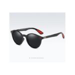 ⁦نظارة دائرية عظم لون أسود⁩ - الصورة ⁦2⁩