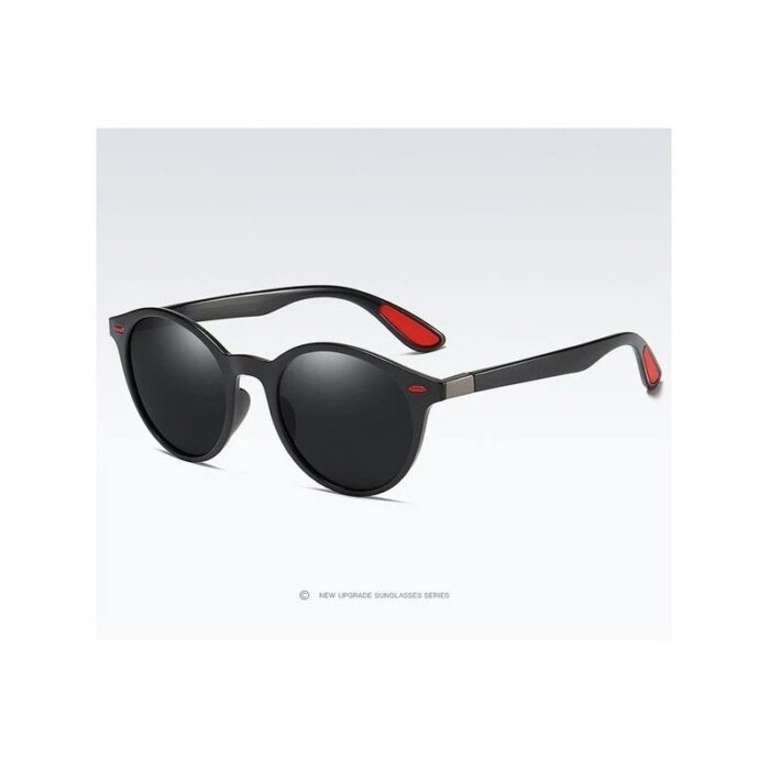 ⁦نظارة دائرية عظم لون أسود⁩ - الصورة ⁦2⁩