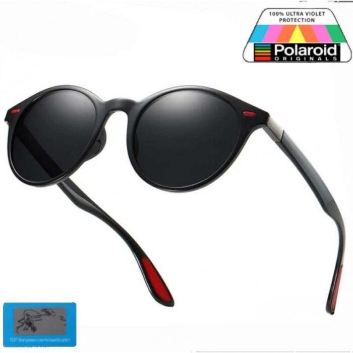 ⁦نظارة دائرية عظم لون أسود⁩ - الصورة ⁦3⁩