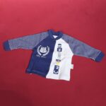 ⁦طقم للأطفال حديثي الولادة 10 قطع لون كحلي و أبيض⁩ - الصورة ⁦9⁩