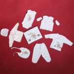 ⁦طقم للأطفال حديثي الولادة 10 قطع لون أزرق سماوي⁩ - الصورة ⁦3⁩