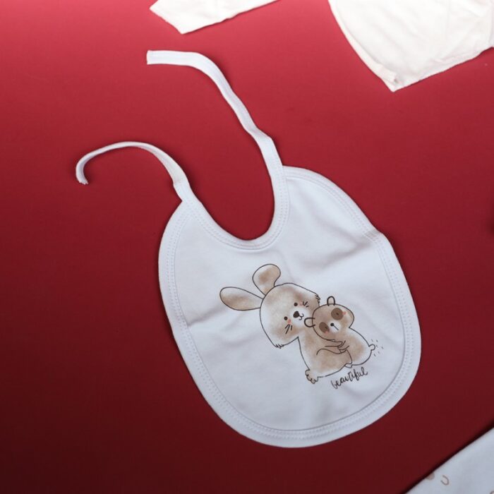 ⁦طقم للأطفال حديثي الولادة 10 قطع لون أزرق سماوي⁩ - الصورة ⁦5⁩