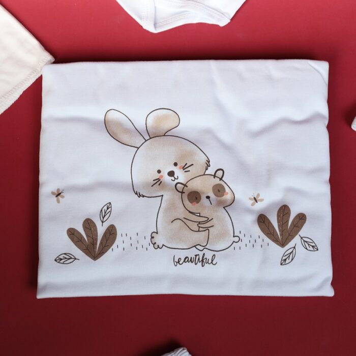 ⁦طقم للأطفال حديثي الولادة 10 قطع لون أزرق سماوي⁩ - الصورة ⁦11⁩