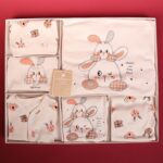 طقم للأطفال حديثي الولادة 10 قطع لون بيج