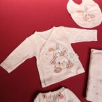 ⁦طقم للأطفال حديثي الولادة 10 قطع لون بيج⁩ - الصورة ⁦5⁩