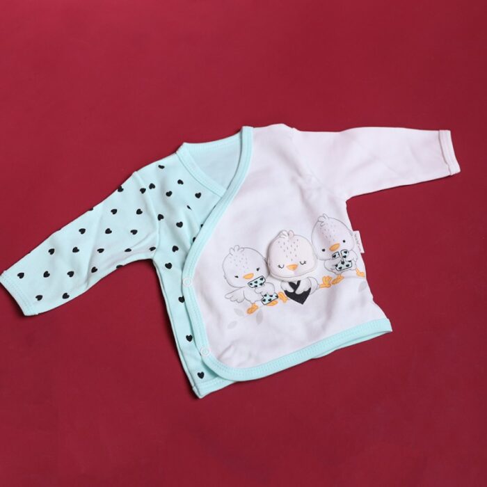 ⁦طقم للأطفال حديثي الولادة 10 قطع لون أزرق فاتح⁩ - الصورة ⁦8⁩