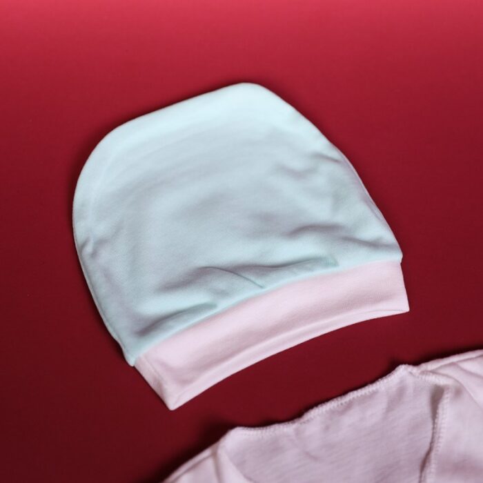 ⁦طقم للأطفال حديثي الولادة 10 قطع لون أزرق فاتح⁩ - الصورة ⁦10⁩