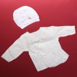 ⁦طقم للأطفال حديثي الولادة 10 قطع لون أبيض وزهري⁩ - الصورة ⁦9⁩