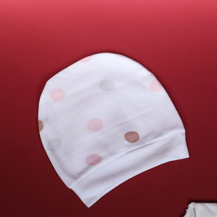 ⁦طقم للأطفال حديثي الولادة 10 قطع لون أبيض وزهري⁩ - الصورة ⁦10⁩