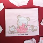 ⁦طقم للأطفال حديثي الولادة 10 قطع لون زهري⁩ - الصورة ⁦5⁩