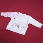 ⁦طقم للأطفال حديثي الولادة 10 قطع لون زهري و أبيض⁩ - الصورة ⁦3⁩