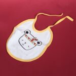 ⁦طقم للأطفال حديثي الولادة 10 قطع لون أصفر و أبيض⁩ - الصورة ⁦6⁩