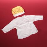 ⁦طقم للأطفال حديثي الولادة 10 قطع لون أصفر و أبيض⁩ - الصورة ⁦9⁩