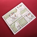 ⁦طقم للأطفال حديثي الولادة 10 قطع لون أخضر و أبيض⁩ - الصورة ⁦2⁩