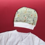 ⁦طقم للأطفال حديثي الولادة 10 قطع لون أخضر و أبيض⁩ - الصورة ⁦12⁩