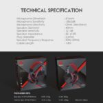⁦Fantech Gaming Headphone MARS II HQ54⁩ - الصورة ⁦5⁩
