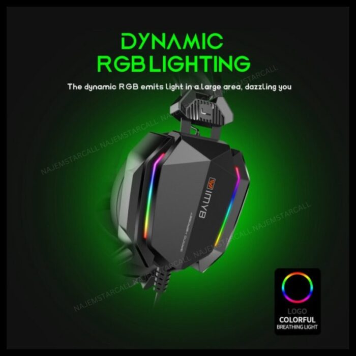 ⁦Yesido Wired Gaming Headset EK03- سماعة راس سلكية من يسيدو لون اسود⁩ - الصورة ⁦2⁩