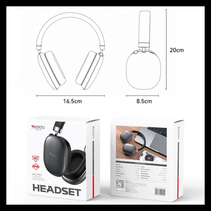 ⁦YESIDO EP05 BT WIRLESS⁩ - الصورة ⁦2⁩