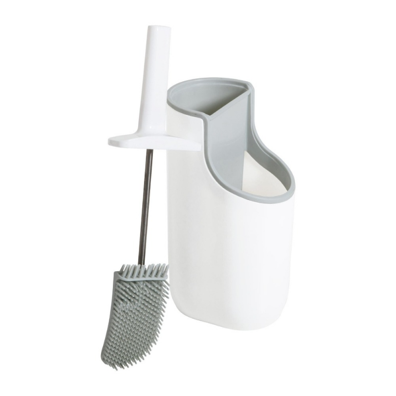 ⁦فرشاة مرحاض من أديس لون ابيض-Addis Premium Toilet Brush With Cleaner Compartment - White⁩ - الصورة ⁦1⁩