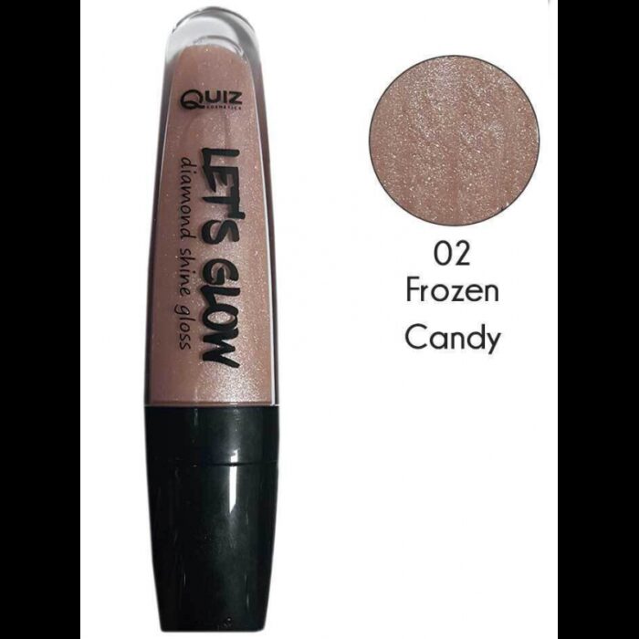 10335557_67dc519d638e1 ملمع شفاه من كويز درجة لون 02 حجم 7 مل - QUIZ Let’s Glow Lip Gloss (02 Frozen Candy) 7ml - الصورة 1