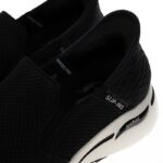 ⁦Skechers Men's Slip-ins: GO WALK Arch Fit - Hands Free Shoes - حذاء سكيتشرز ليب اون: جو ووك ارتش فيت هاند فري للرجال لون اسود ونعل ابيض⁩ - الصورة ⁦11⁩