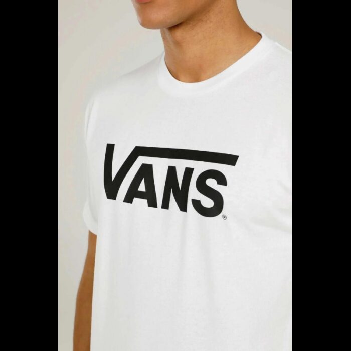 ⁦تيشيرت فانز كلاسيك للرجال لون ابيض-Vans Men's Classic-B Short Sleeve T-Shirt- White⁩ - الصورة ⁦2⁩
