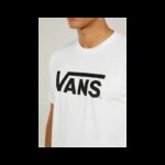 ⁦تيشيرت فانز كلاسيك للرجال لون ابيض-Vans Men's Classic-B Short Sleeve T-Shirt- White⁩ - الصورة ⁦5⁩