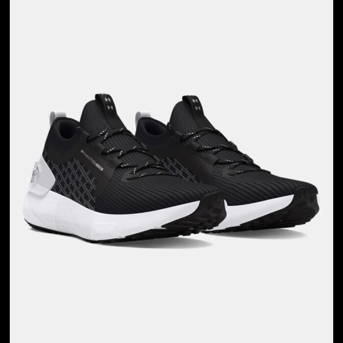 ⁦Under Armour Unisex' HOVR Phantom 3 Shoes - حذاء أندر آرمر هوفر بلانتوم 3 للجنسين لون أسود⁩ - الصورة ⁦4⁩