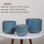 طقم قوار زراعة 3 قطع لون أزرق فاتح