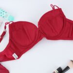 ⁦صدرية مبطنة للنساء لون خمري⁩ - الصورة ⁦11⁩