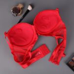 ⁦صدرية مبطنة للنساء لون أحمر⁩ - الصورة ⁦5⁩