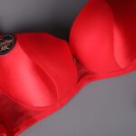 ⁦صدرية مبطنة للنساء لون أحمر⁩ - الصورة ⁦5⁩