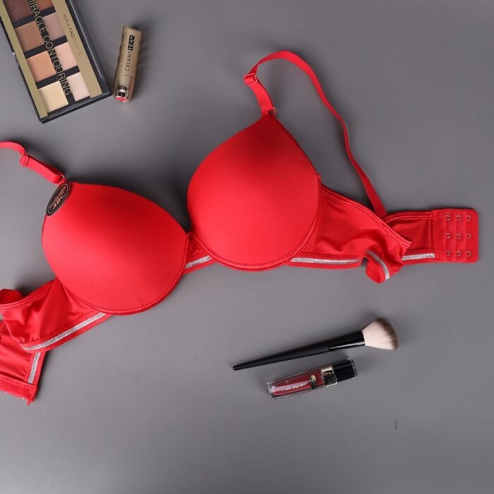 ⁦صدرية مبطنة للنساء لون أحمر⁩ - الصورة ⁦2⁩