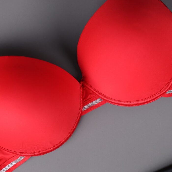 ⁦صدرية مبطنة للنساء لون أحمر⁩ - الصورة ⁦4⁩