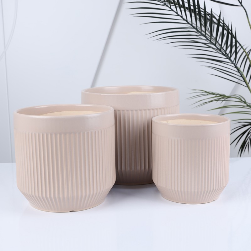 ⁦طقم قوار بورسلان 3 قطع لون بيج⁩ - الصورة ⁦1⁩