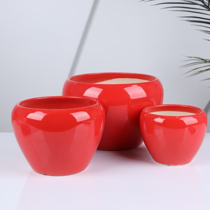 10335767_67dc535a83ab3 طقم قوار بورسلان 3 قطع لون أحمر - الصورة 1