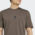 adidas Mens' Strength Graphic Tee - Green - تيشيرت اديداس سترينث جرافيك للرجال لون زيتي